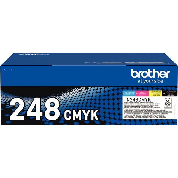 BROTHER TN248CMYK Toner Value Pack — Toners & tambours, original
