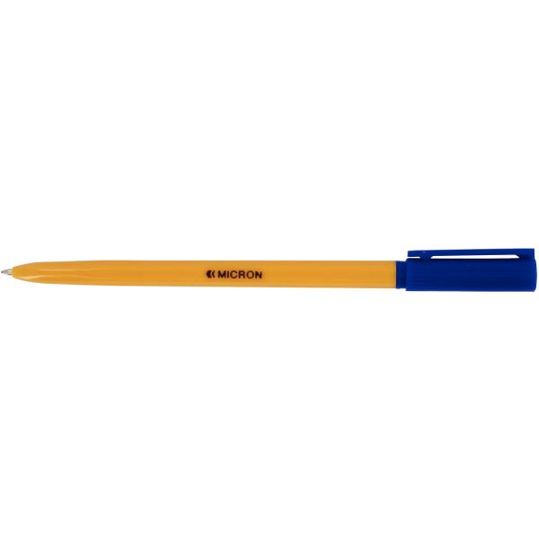 Boîte de 50 stylos bille Micron pointe fine bleu, N.C — Écrire et corriger