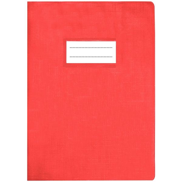 Paquet de 10 protège-cahiers avec rabats épaisseur 22/100ème 24 x 32 cm coloris rouge — Non classé
