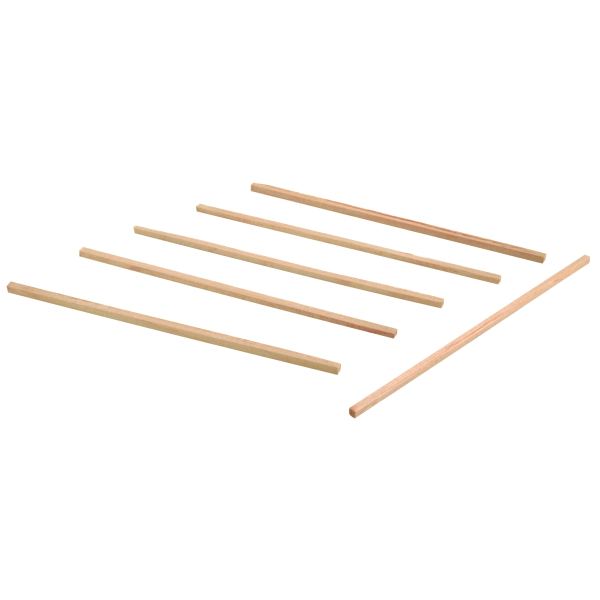 Sachet de 100 baguettes carrées format 5 x 200 mm, N.C — TRAVAUX MANUELS