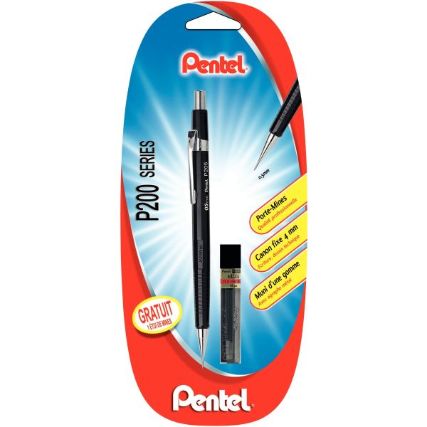 Blister de 1 portemine P200 0,5mm + mines offertes, N.C — Écrire et corriger
