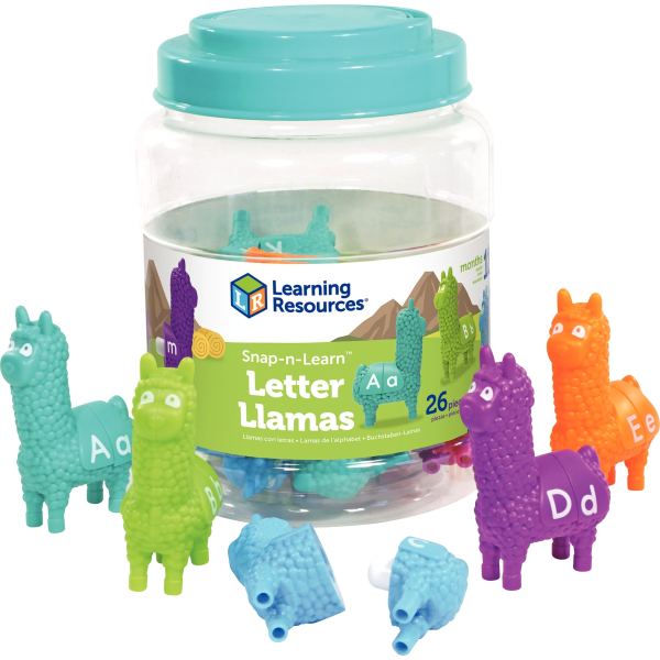 Baril de 26 lamas alphabet — Non classé
