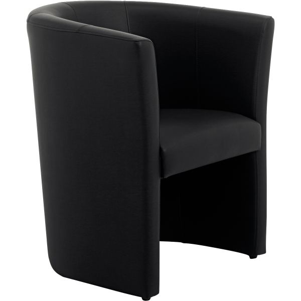 Chauffeuse club noir, N.C — MOBILIER