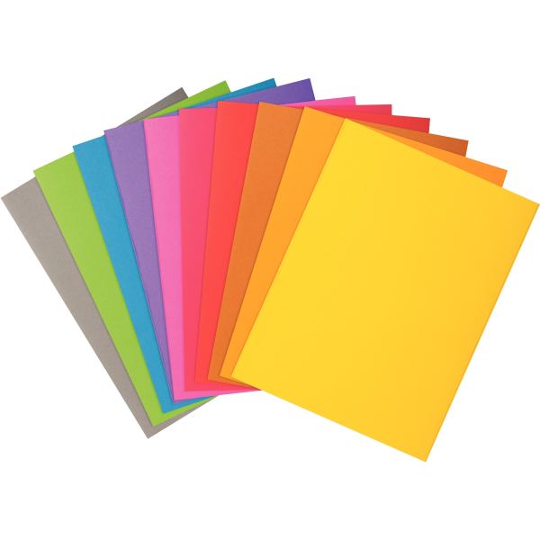 Paquet de 50 chemises 210g ROCK"S format 24x32 cm, coloris assortis — Non classé