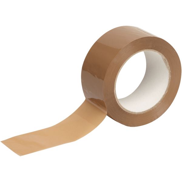 Rouleau adhésif en polypropylène havane 100 mx48 mm, N.C — COURRIER ET EXPEDITION