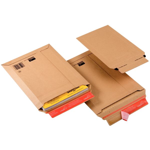 ColomPac Pochette d'expédition, en carton ondulé marron — Pochettes d'expéditions