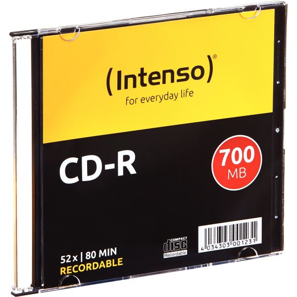 Paquet de 10 CD-R Intenso 700 Mo 52X, N.C — INFORMATIQUE