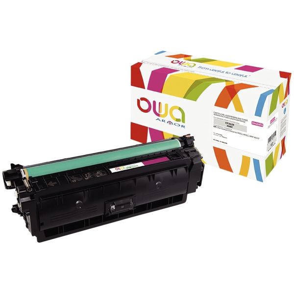 OWA cartouche laser magenta haute capacité remanufacturée compatible HP 508X (CF363X) — Consommables informatiques