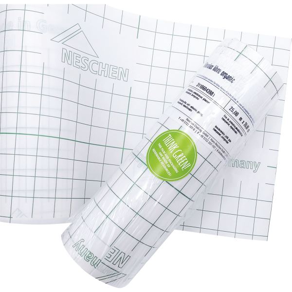 Rouleau de pellicule adhesive bio format 25 x 0.5m, N.C — Petit matériel bureau et école