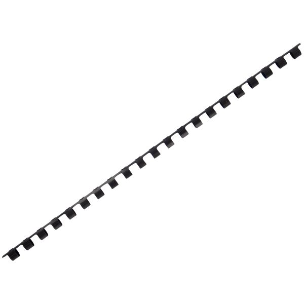 Boîte de 100 reliures plastiques couleur Ø 8mm noir, N.C — BUREAUTIQUE