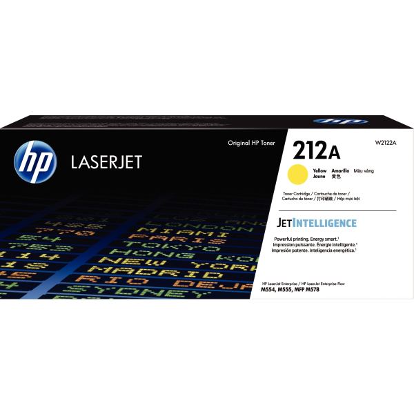 HP 212A toner jaune authentique (W2122A) — Cartouches & toners