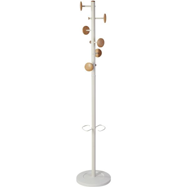 ALBA Portemanteau "MUSIC", (H)1.750 mm, blanc — Portemanteaux & vestiaires