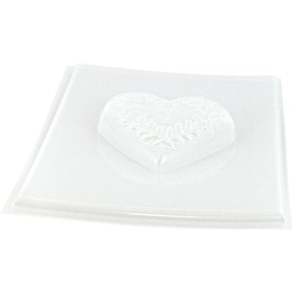 Lot de 3 moules pour savon forme coeur, GRAINE CREATIVE — TRAVAUX MANUELS