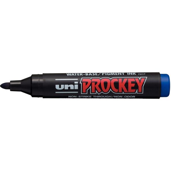 uni-ball Marqueur permanent PROCKEY PM-122, bleu — Marqueurs permanents & non permanents