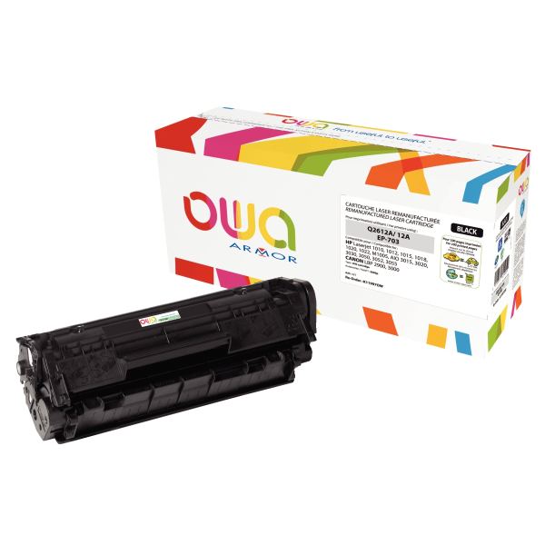 OWA cartouche laser noire remanufacturée compatible Canon EP — Consommables informatiques