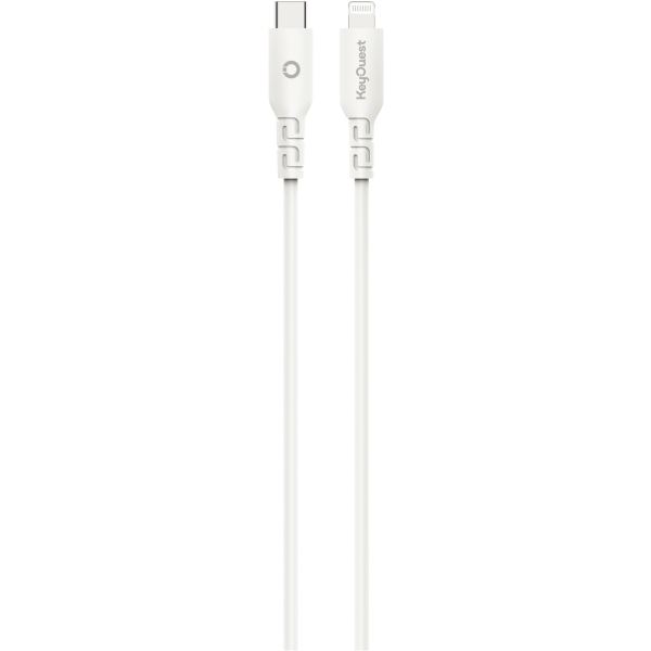 Chargeur secteur avec cordon USB type C vers type C 30W, EKOGREEN — BUREAUTIQUE