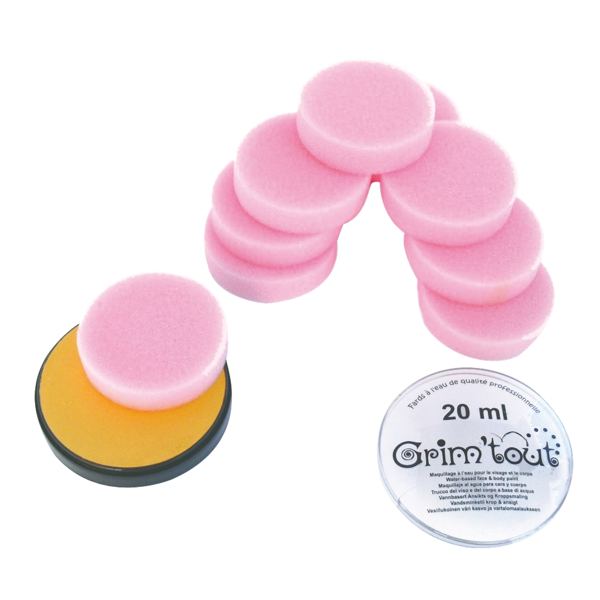 Lot de 10 éponges de maquillage, GRIM'TOUT — TRAVAUX MANUELS