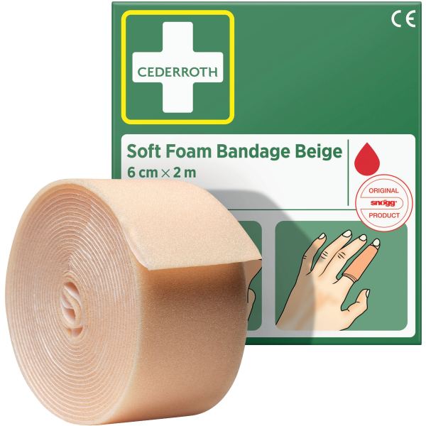 CEDERROTH Pansement "Soft Foam Bandage", beige — Premiers secours