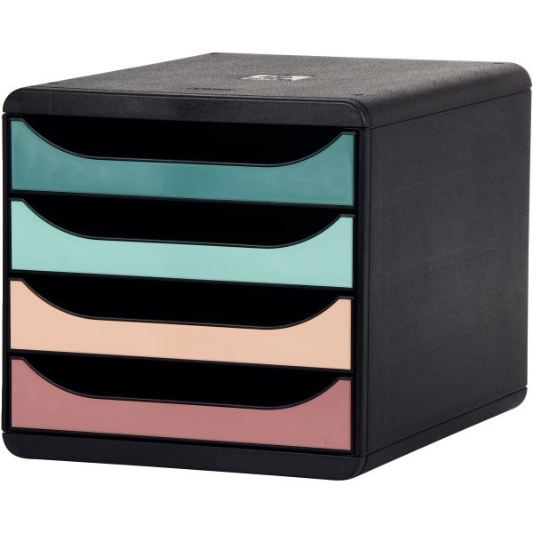EXACOMPTA Module de classement BIG-BOX, 4 tiroirs, coloré — Modules de classement
