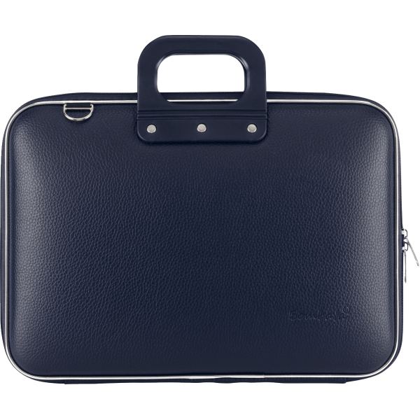 Sacoche classic mediobombata vinyle 13" coloris navy, N.C — BAGAGERIE