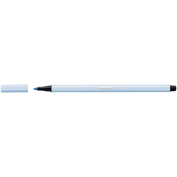 STABILO Stylo feutre Pen 68, bleu de cobalt clair — Feutres