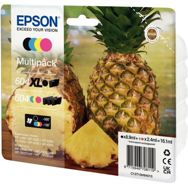 Epson ANANAS / 604 cartouche encre noire haute capacité, cya, N.C — Consommables informatiques