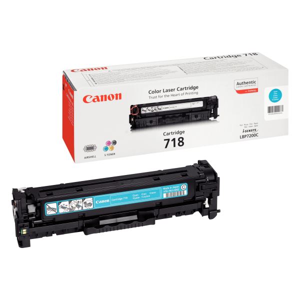 Canon 718 cartouche laser cyan authentique, N.C — Consommables informatiques