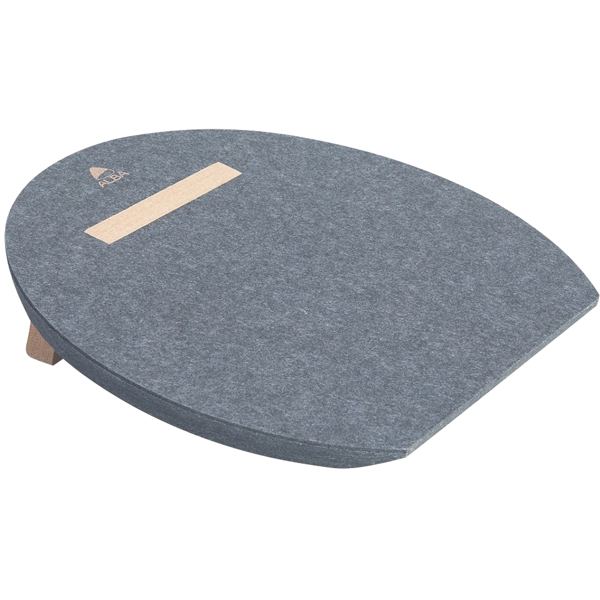 ALBA Repose-pieds "MHFEETPET", en PET 100% recyclé, gris — Repose-pieds