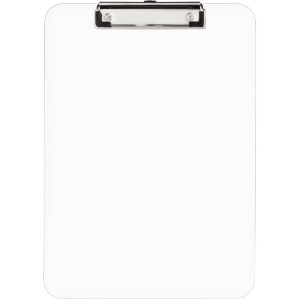 Plaque porte bloc en cristal incolore format A4, Wonday — Pinces & porte-blocs