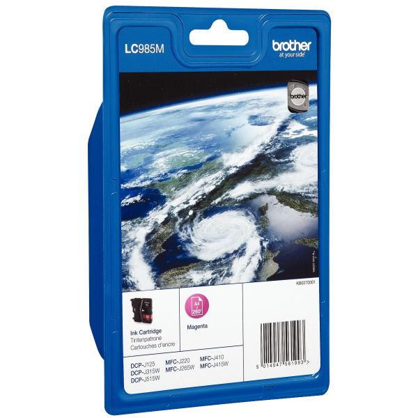 BROTHER LC-985 cartouche dencre magenta capacité standard 260 pages pack de 1 — Consommables pour imprimantes jet d'encr