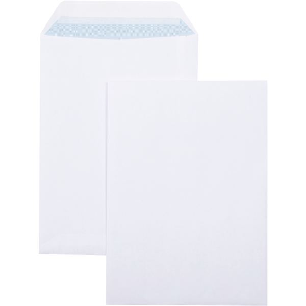 Boite de 500 pochettes blanches 162x229 mm 90g bande siliconé, N.C — Courrier et expédition
