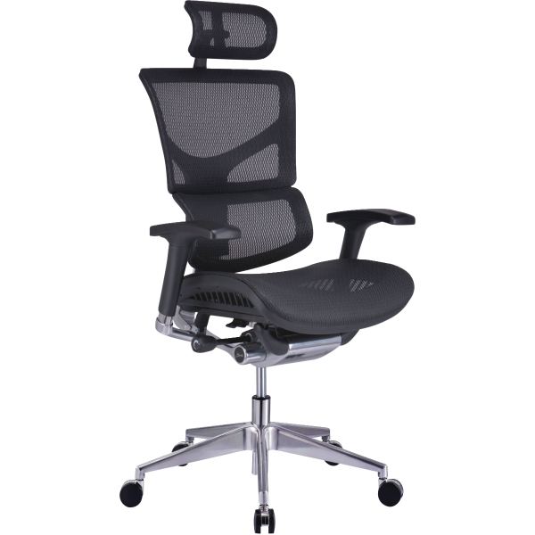 Siège MEMPHIS avec tétière noir, N.C — MOBILIER