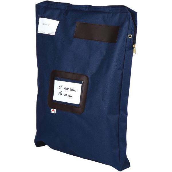ALBA Sac navette "POCSOUGMB" avec soufflet, polyester, bleu — Pochettes