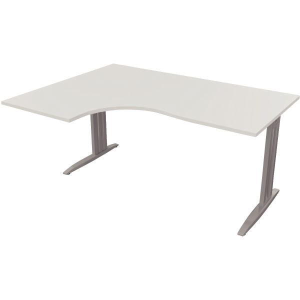 Plan compact 90° Onyx retour gauche L..160 x P.120 et 60 cm, N.C — MOBILIER