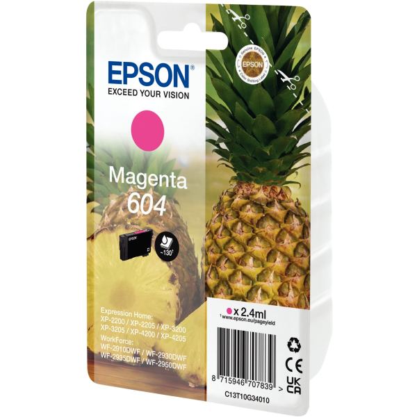 EPSON 1LB Singlepack Magenta 604 Ink — Consommables informatiques