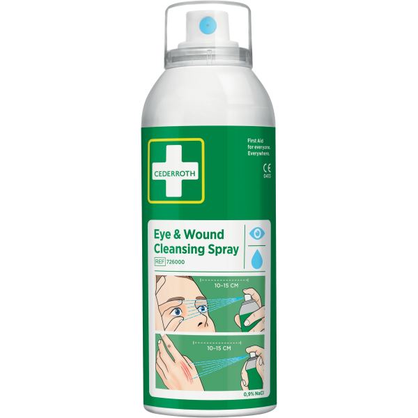 CEDERROTH Spray pour yeux et plaies, 150 ml — Premiers secours