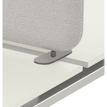 Lot de 2 pinces de fixation pour panneau acoustique H40 cm bl, N.C — MOBILIER