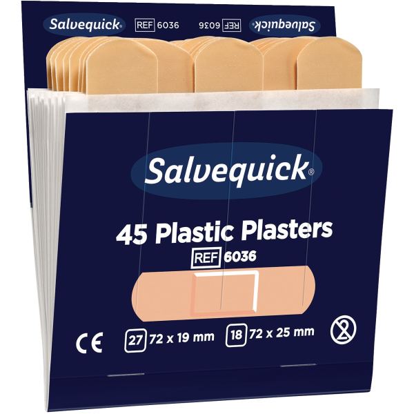 CEDERROTH Recharge Salvequick, pansement imperméable — Premiers secours