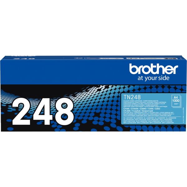 BROTHER TN248C Cyan Toner Cartridge ISO Yield 1.000 pages — Consommables informatiques