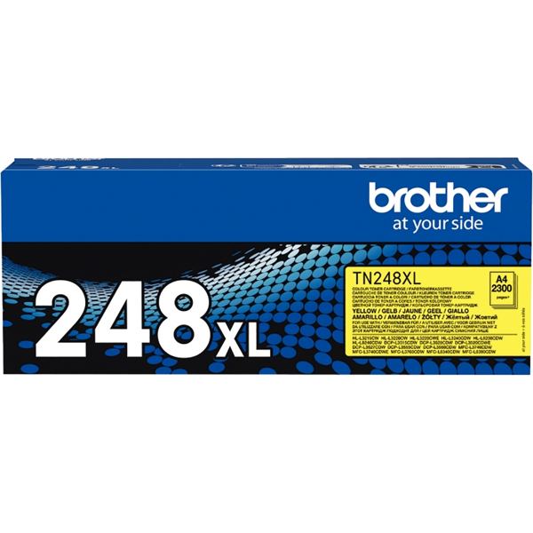 BROTHER TN248XLY Yellow Toner Cartridge ISO Yield 2300 pages — Consommables informatiques