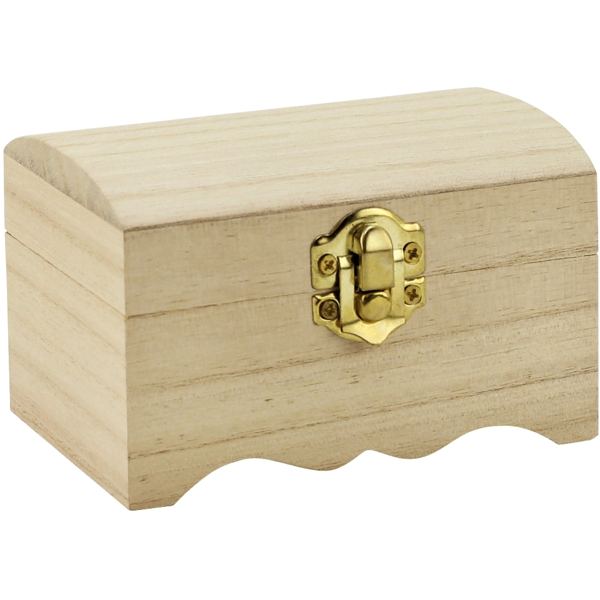 Coffre corsaire en bois, N.C — TRAVAUX MANUELS