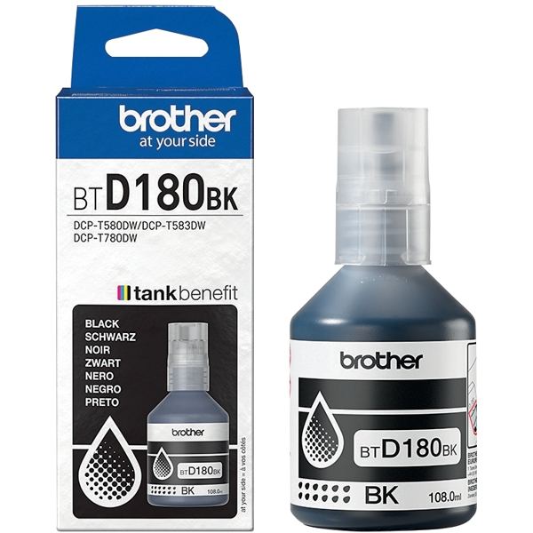 BROTHER Black ink bottle yield up to 7.500 pages — Consommables informatiques