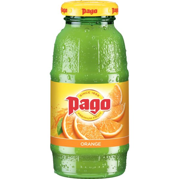 Lot de 12 bouteilles jus d'orange PAGO 20 cl — PRODUITS ALIMENTAIRES