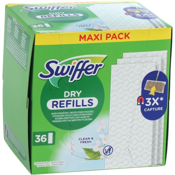 Swiffer Serpillère sèche - pack de recharge — Nettoyage à sec