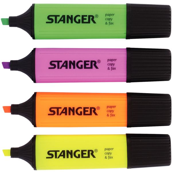 Pochette de 4 surligneurs assortis, N.C — ECRIRE ET CORRIGER