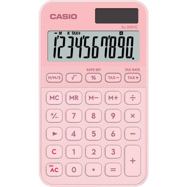 CASIO Taschenrechner SL-310 YC-LP, rosa — Calculatrices & caisses enregistreuses