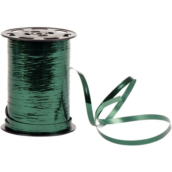 Bobine de 250m de longueur sur 7 mm de largeur de bolduc lisse coloris vert empire, Clairefontaine — Rubans cadeaux &…