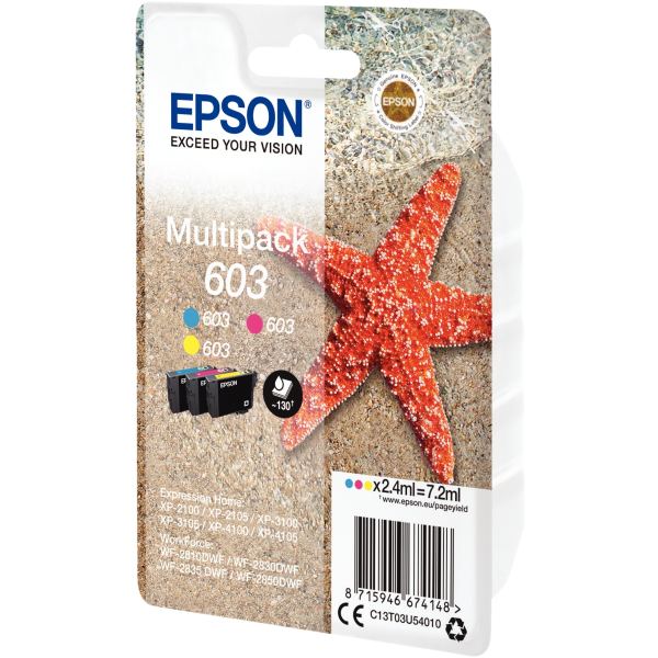 EPSON 1LB Multipack 3-colours 603 Ink w/s — Cartouches & toners