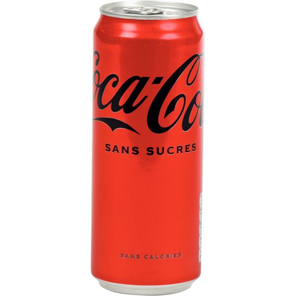 Lot de 24 canettes COCA-COLA zéro 33 cl (sans sucres) — PRODUITS ALIMENTAIRES