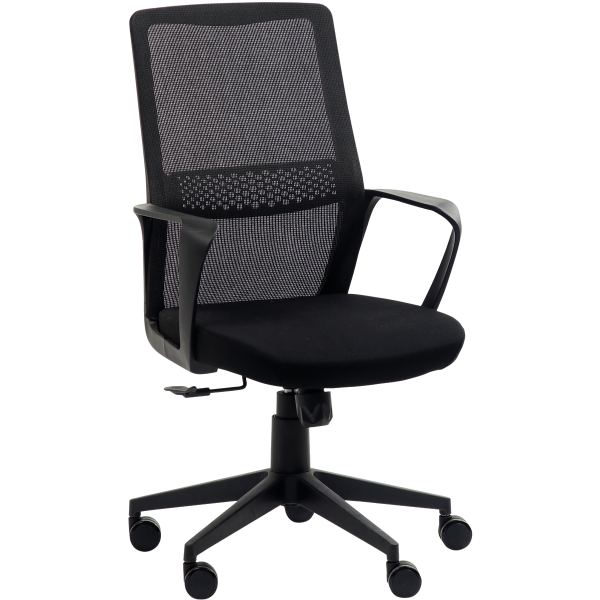 Siège dactylo Asti noir, N.C — MOBILIER